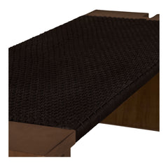 Merritt Dark Brown Outdoor Bench - Ornate Home