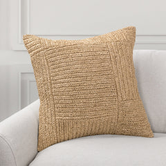 Merritt Harvest Wheat 22"x22" Throw Pillow (Set of 2)