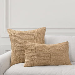 Merritt Harvest Wheat 22"x22" Throw Pillow (Set of 2)