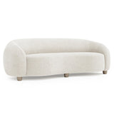Merritt Ivory Sofa Without Pillows - Ornate Home
