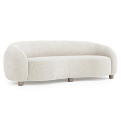 Merritt Ivory Sofa Without Pillows - Ornate Home