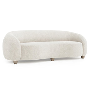 Merritt Ivory Sofa Without Pillows - Ornate Home