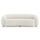Merritt Ivory Sofa Without Pillows - Ornate Home