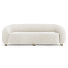 Merritt Ivory Sofa Without Pillows - Ornate Home