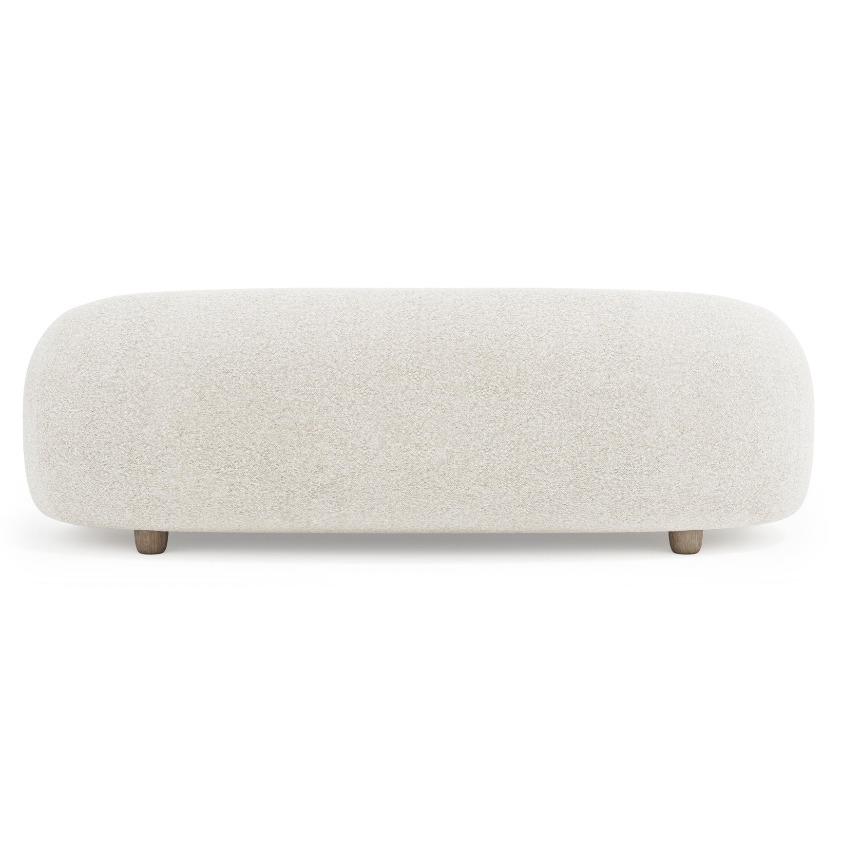 Merritt Ivory Sofa Without Pillows - Ornate Home