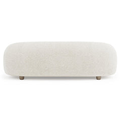 Merritt Ivory Sofa Without Pillows - Ornate Home