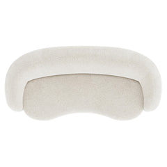 Merritt Ivory Sofa Without Pillows - Ornate Home