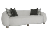 Merritt White/Cream/Grey Fabric Sofa - Ornate Home