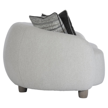 Merritt White/Cream/Grey Fabric Sofa - Ornate Home