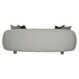 Merritt White/Cream/Grey Fabric Sofa - Ornate Home