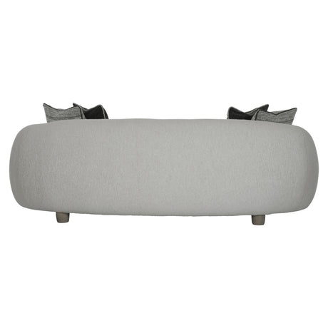 Merritt White/Cream/Grey Fabric Sofa - Ornate Home