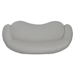 Merritt White/Cream/Grey Fabric Sofa - Ornate Home