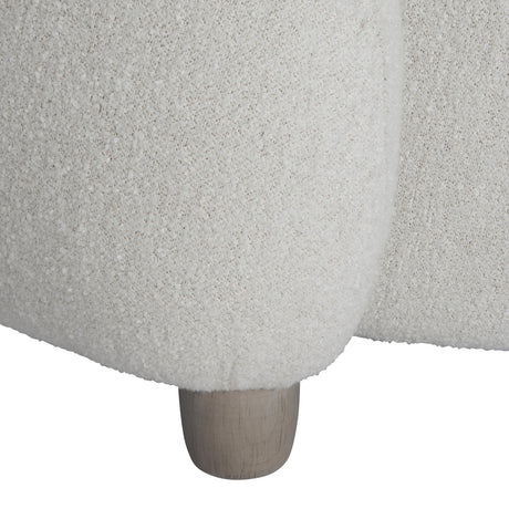 Merritt White/Cream/Grey Fabric Sofa - Ornate Home