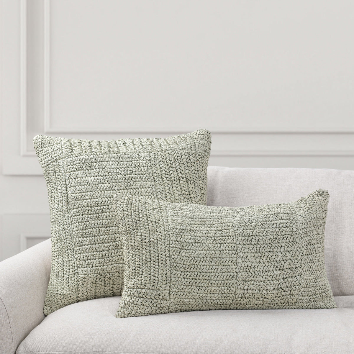 Merritt Willow Green 22"x22" Throw Pillow (Set of 2)