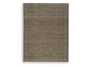 Merrittman Brown/Ivory Large Rug (Online Special Price) - Ornate Home