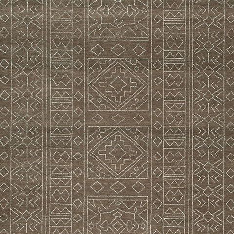 Merrittman Brown/Ivory Large Rug - Ornate Home