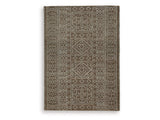 Merrittman Brown/Ivory Medium Rug (Online Special Price) - Ornate Home