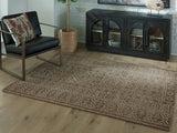 Merrittman Brown/Ivory Medium Rug (Online Special Price) - Ornate Home