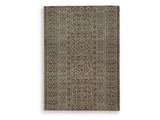 Merrittman Brown/Ivory Medium Rug - Ornate Home