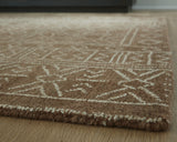 Merrittman Brown/Ivory Medium Rug - Ornate Home