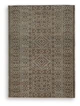 Merrittman Brown/Ivory Medium Rug - Ornate Home