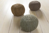 Merrittstown Cotton Knitted Pouf - Ornate Home