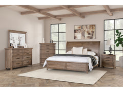 Merthyr Brown 5 Pc. Queen Bedroom Set w/ 2NS - Ornate Home