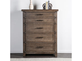 Merthyr Brown Chest - Ornate Home