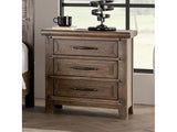Merthyr Brown Nightstand - Ornate Home
