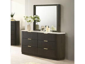 Merthyr Dark Walnut Dresser - Ornate Home