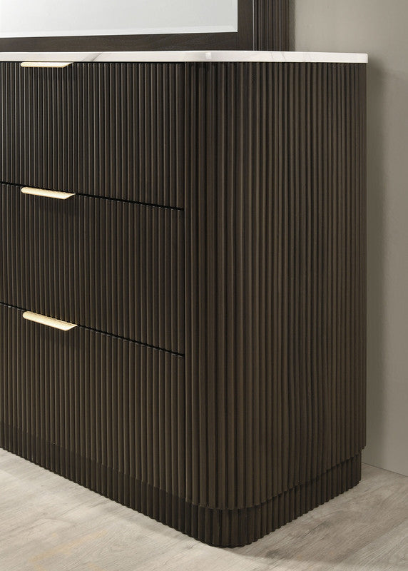 Merthyr Dark Walnut Dresser - Ornate Home