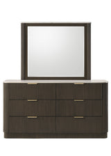 Merthyr Dark Walnut Dresser - Ornate Home