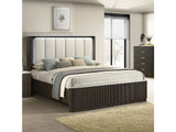 Merthyr Dark Walnut E.King Bed - Ornate Home