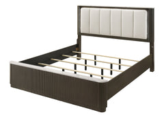 Merthyr Dark Walnut E.King Bed - Ornate Home