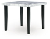 Mervannie Gray/Black Counter Height Dining Table - Ornate Home