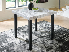 Mervannie Gray/Black Counter Height Dining Table - Ornate Home