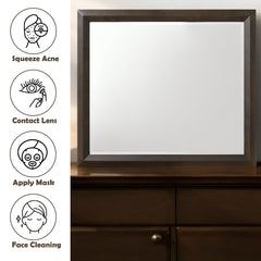 Merveille Espresso Mirror - Ornate Home