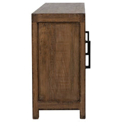 Merwin Brown 4-Door Sideboard - Ornate Home