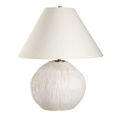 Meryl Aged White Table Lamp - Ornate Home