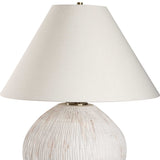Meryl Aged White Table Lamp - Ornate Home