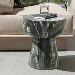 Merz Green Outdoor Accent Table - Ornate Home