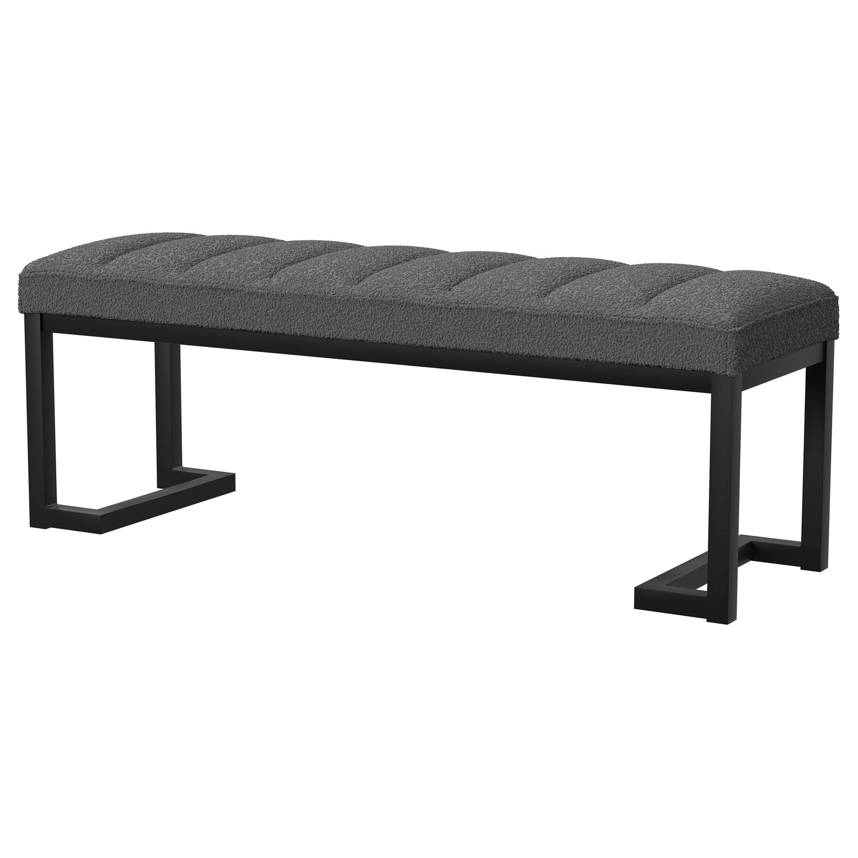Mesa Charcoal Accent Bench - Ornate Home