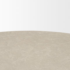 Mesa Gray 48" Round Stone Finish Coffee Table