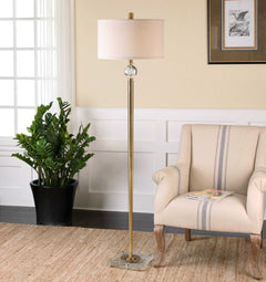 Mesita Brass Floor Lamp - Ornate Home