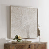 Mesmerize Brown/Silver/White Abstract Art - Ornate Home