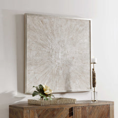 Mesmerize Brown/Silver/White Abstract Art - Ornate Home