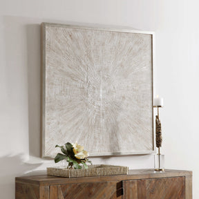 Mesmerize Brown/Silver/White Abstract Art - Ornate Home