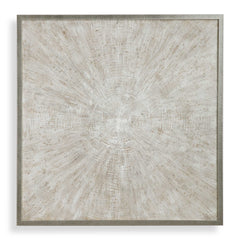 Mesmerize Brown/Silver/White Abstract Art - Ornate Home