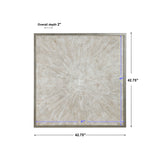 Mesmerize Brown/Silver/White Abstract Art - Ornate Home