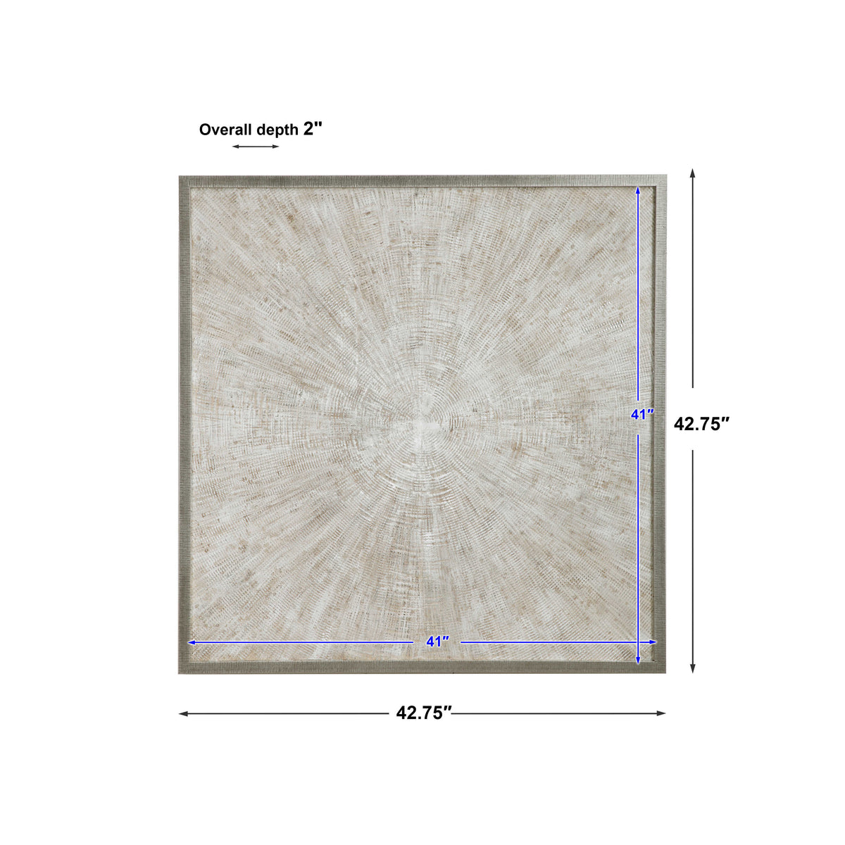 Mesmerize Brown/Silver/White Abstract Art - Ornate Home